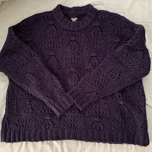 NWOT aerie crochet sweater